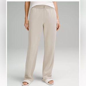 lululemon softstream high rise regular cream pant size 4